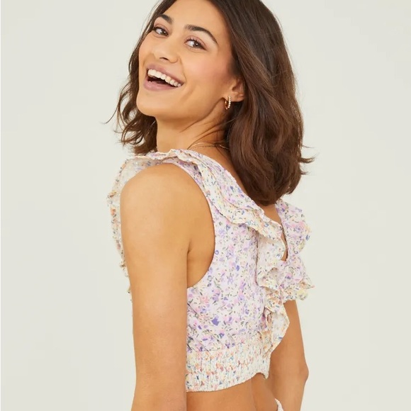 Altar’d State Elysia Floral Top - Picture 2 of 7